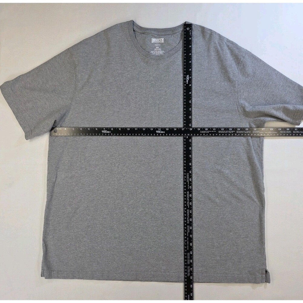 Duluth Trading Co T-Shirt Men's 2XL Gray Relaxed Fit Longtail Casual Tee Comfort - Picture 5 of 5